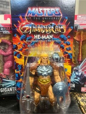 Masters of the Universe x Thundercats He-Man Action Figure - Brown & Silver